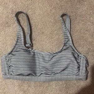 I am selling a striped bikini top